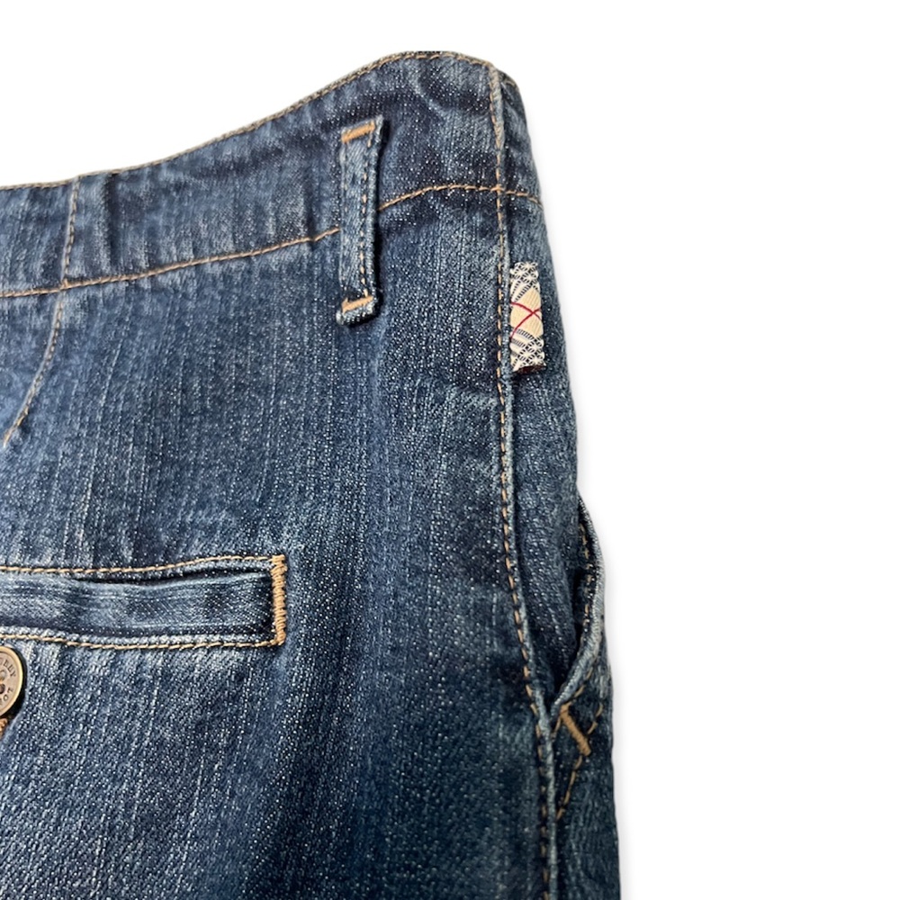 Burberry London Denim Skirt Size Large - Picture 10 of 17